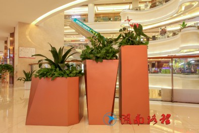 商場標識(花盆）